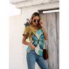 imageDisamer Summer Tops for Women 2025 Trendy Boho Floral Tank House Short Sleeve Shirts Loose Fit Casual Dressy Basic TeeFlower Butterfly
