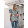 imageDisamer Summer Tops for Women 2025 Trendy Boho Floral Tank House Short Sleeve Shirts Loose Fit Casual Dressy Basic TeeFlower Mandala