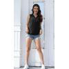 imageDisamer Womens Summer Tops 2025 Trendy Sleeveless TShirt Dressy Casual Cute Loose Fit Tank Lace V Neck Tunic BlouseLace Black
