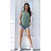 imageDisamer Womens Summer Tops 2025 Trendy Sleeveless TShirt Dressy Casual Cute Loose Fit Tank Lace V Neck Tunic BlouseLace Green