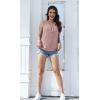imageDisamer Womens Summer Tops 2025 Trendy Sleeveless TShirt Dressy Casual Cute Loose Fit Tank Lace V Neck Tunic BlouseLace Pink