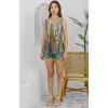 imageDisamer Womens Tank Tops 2025 Pleated Spring Outfis Crochet Square Collar Floral Button Down Summer Top Sleeveless ShirtsDewdrop Yellow