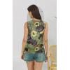 imageDisamer Womens Tank Tops 2025 Pleated Spring Outfis Crochet Square Collar Floral Button Down Summer Top Sleeveless ShirtsFlower Bellis