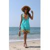 imageSummer Beach Dresses for Women 2025 Casual Sleeveless Floral Print Pleated Sundress Cover Ups Fashion Maxi DressFlower Vine Green