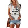 imageDisamer Womens Shirts Dressy Casual Short Sleeve Summer Tops 2025 Spring Fashion Crew Neck Loose Fit Basic Tee BlousePrint Black