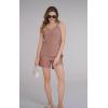 imageDisamer Two Piece Sets for Women Summer Outfits Lounge Sets Shorts Pants Sleeveless Matching Sets Vacation Travel OutfitsLace Pink