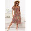 imageDisamer Womens House Dress with Pockets Nightgown Short Sleeve Mumus Summer Floral Print Beach SundressesFlower Carpet