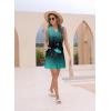 imageDisamer Womens Summer Dresses 2025 Sundresses Vacation Spring Outfits Floral Pleated Beach Swimsuit Coverups Sun DressDye Butterfly