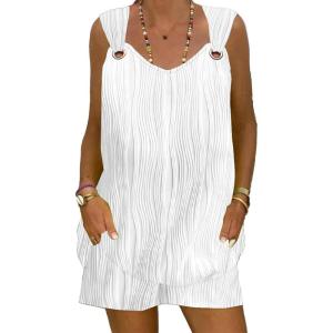 imageDisamer Two Piece Sets for Women Summer Outfits Lounge Sets Shorts Pants Sleeveless Matching Sets Vacation Travel OutfitsPure White