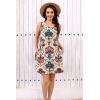 imageDisamer Summer Dresses for Women 2025 Beach Vacation Clothes Casual Dress Boho Spring Dresses Pleated Sleeveless SundressesFloral Red