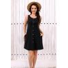 imageDisamer Summer Dresses for Women 2025 Beach Vacation Clothes Casual Dress Boho Spring Dresses Pleated Sleeveless SundressesPure Black