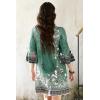 imageDisamer Summer Dresses for Women Casual 2025 Spring V Neck Ruffle Short Sleeve Button Down TShirt DressFloral Green