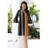 imageDisamer Summer Dresses for Women Casual 2025 Spring V Neck Ruffle Short Sleeve Button Down TShirt DressStriped Plaid