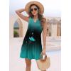 imageDisamer Womens Summer Dresses 2025 Sundresses Vacation Spring Outfits Floral Pleated Beach Swimsuit Coverups Sun DressDye Butterfly