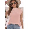 imageDisamer Womens Summer Tank Tops Trendy 2025 Casual Cute Print Loose Fit Short Sleeve T Shirts Basic Tee TopsA Pure Pink