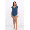 imageDisamer Womens T Shirts Short Sleeve Basic Tee Casual Summer Tops 2025 Fashion Crew Neck Loose Fit BlouseA Pure Blue