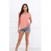 imageDisamer Womens T Shirts Short Sleeve Basic Tee Casual Summer Tops 2025 Fashion Crew Neck Loose Fit BlouseA Pure Pink