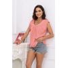 imageDisamer Womens T Shirts Short Sleeve Basic Tee Casual Summer Tops 2025 Fashion Crew Neck Loose Fit BlouseA Pure Pink