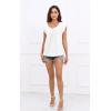imageDisamer Womens T Shirts Short Sleeve Basic Tee Casual Summer Tops 2025 Fashion Crew Neck Loose Fit BlouseA Pure White
