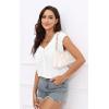 imageDisamer Womens T Shirts Short Sleeve Basic Tee Casual Summer Tops 2025 Fashion Crew Neck Loose Fit BlouseA Pure White