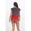 imageDisamer Womens T Shirts Short Sleeve Basic Tee Casual Summer Tops 2025 Fashion Crew Neck Loose Fit BlouseDye Double