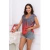 imageDisamer Womens T Shirts Short Sleeve Basic Tee Casual Summer Tops 2025 Fashion Crew Neck Loose Fit BlouseDye Double