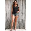 imageDisamer Womens Tops Summer Off The Shoulder 2025 Spring Fashion Short Sleeve T Shirt Basic Tees Sexy Dressy Casual BlouseLace Black