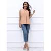imageDisamer Womens Tank Tops 2025 Trendy Sleeveless Summer Dressy Casual Cute Loose Fit Lace V Neck TShirt Blouse TunicA Lace Orange