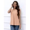 imageDisamer Womens Tank Tops 2025 Trendy Sleeveless Summer Dressy Casual Cute Loose Fit Lace V Neck TShirt Blouse TunicA Lace Orange
