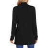 imageLONGYUAN Womens Tunic Tops Long Sleeve Shirts Turtleneck 2025 Trendy Lightweight SweatersAblack
