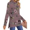 imageLONGYUAN Womens Tunic Tops Long Sleeve Shirts Turtleneck 2025 Trendy Lightweight SweatersBean Red