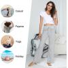 imageLONGYUAN Womens Comfy Pajama Pants Casual Stretch Pant Lounge Pants Wide Leg for All Seasons