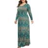 imageLONGYUAN Womens Plus Size Maxi Dresses for Curvy Women Casual Long Dress XL6XL1blue Khaki