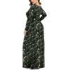 imageLONGYUAN Womens Plus Size Maxi Dresses for Curvy Women Casual Long Dress XL6XLBlack Sparrow