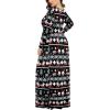 imageLONGYUAN Womens Plus Size Maxi Dresses for Curvy Women Casual Long Dress XL6XLChristmas Snowman