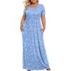 Light Blue White-flower