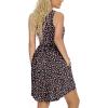 imageLONGYUAN Sundress Hawaiian Dresses for Women 2025 Summer Tank Dress Cover up with Pockets S3XLBlack Litte Fl