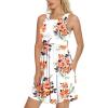 imageLONGYUAN Sundress Hawaiian Dresses for Women 2025 Summer Tank Dress Cover up with Pockets S3XLFl Camellia White