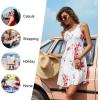 imageLONGYUAN Sundress Hawaiian Dresses for Women 2025 Summer Tank Dress Cover up with Pockets S3XLFl Light Blue