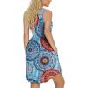 imageLONGYUAN Sundress Hawaiian Dresses for Women 2025 Summer Tank Dress Cover up with Pockets S3XLFl Mix Blue