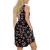 imageLONGYUAN Sundress Hawaiian Dresses for Women 2025 Summer Tank Dress Cover up with Pockets S3XLFloral Gypsophila Black