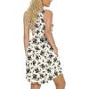 imageLONGYUAN Sundress Hawaiian Dresses for Women 2025 Summer Tank Dress Cover up with Pockets S3XLInk Rose