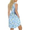 imageLONGYUAN Sundress Hawaiian Dresses for Women 2025 Summer Tank Dress Cover up with Pockets S3XLJalight Blue