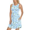 imageLONGYUAN Sundress Hawaiian Dresses for Women 2025 Summer Tank Dress Cover up with Pockets S3XLJalight Blue