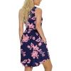 imageLONGYUAN Sundress Hawaiian Dresses for Women 2025 Summer Tank Dress Cover up with Pockets S3XLRose Silhouette