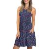 Navy Blue Floral