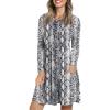 Snake Print White