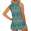 imageLONGYUAN Womens Summer Tank Tops V Neck Sleeveless Shirts S3XLBlue Khaki