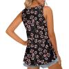 imageLONGYUAN Womens Summer Tank Tops V Neck Sleeveless Shirts S3XLFl Gypsophila Black