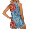 imageLONGYUAN Womens Summer Tank Tops V Neck Sleeveless Shirts S3XLFl Mix Blue
